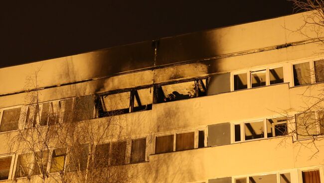 Взрыв в жилом доме в Санкт-Петербурге