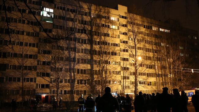 Взрыв в жилом доме в Санкт-Петербурге