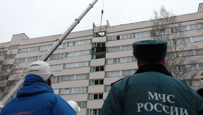 Взрыв в жилом доме в Санкт-Петербурге