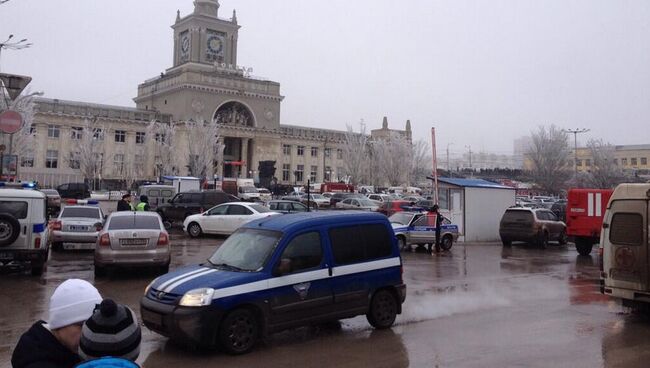 На месте теракта в Волгограде