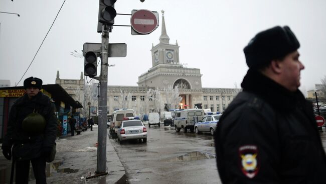 На месте теракта на железнодорожном вокзале в Волгограде