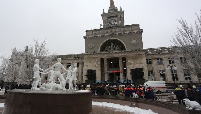 Теракт на железнодорожном вокзале в Волгограде. Архив