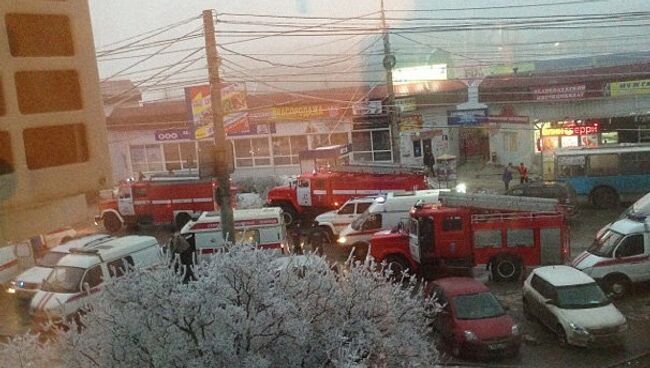 Взрыв в троллейбусе в Волгограде. Фото с места события