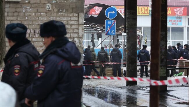 Взрыв в троллейбусе в Волгограде