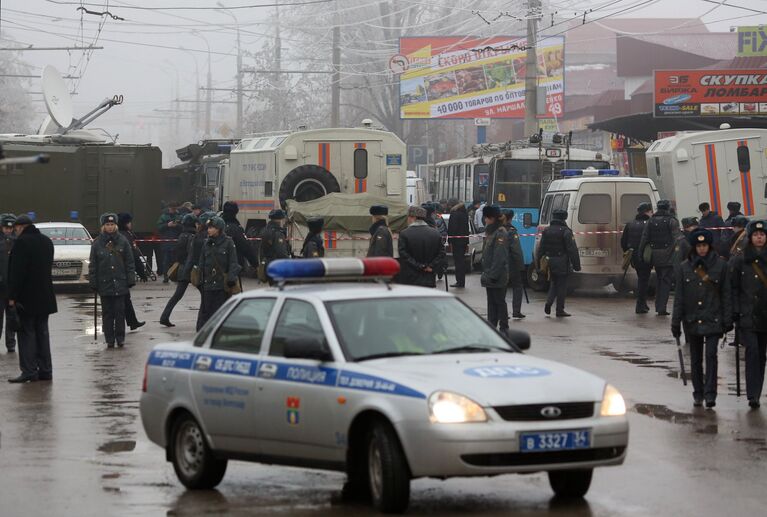 Взрыв в троллейбусе в Волгограде