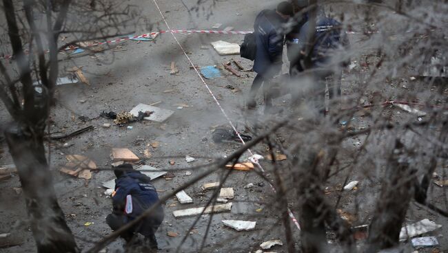 Взрыв в троллейбусе в Волгограде. Событийное фото.