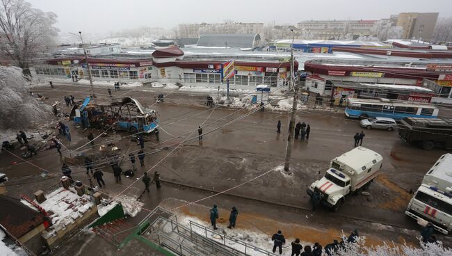 Взрыв в троллейбусе в Волгограде