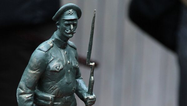 Возможный макет памятника солдату Первой мировой войны. Архивное фото.