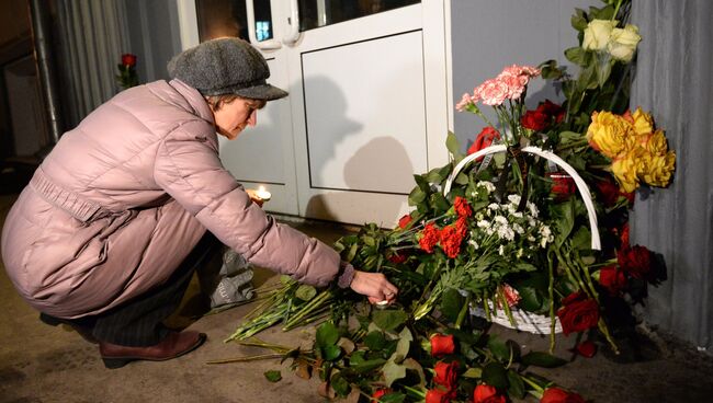 Акция памяти по погибшим в терактах в Волгограде