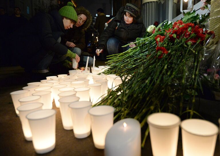 Акция памяти по погибшим в терактах в Волгограде