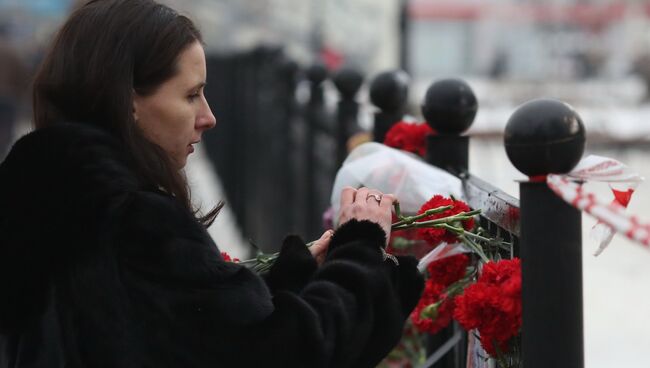 Железнодорожный вокзал Волгограда после теракта. Событийное фото.