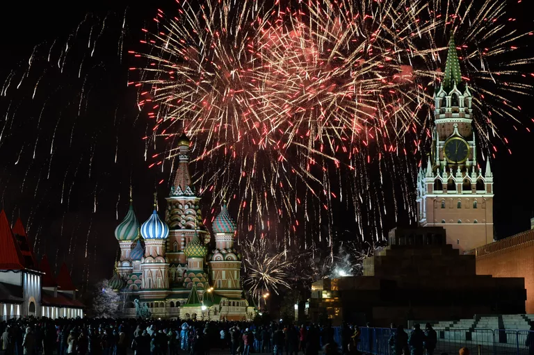 Празднование Нового года на Красной площади Празднование Нового года на Красной площади