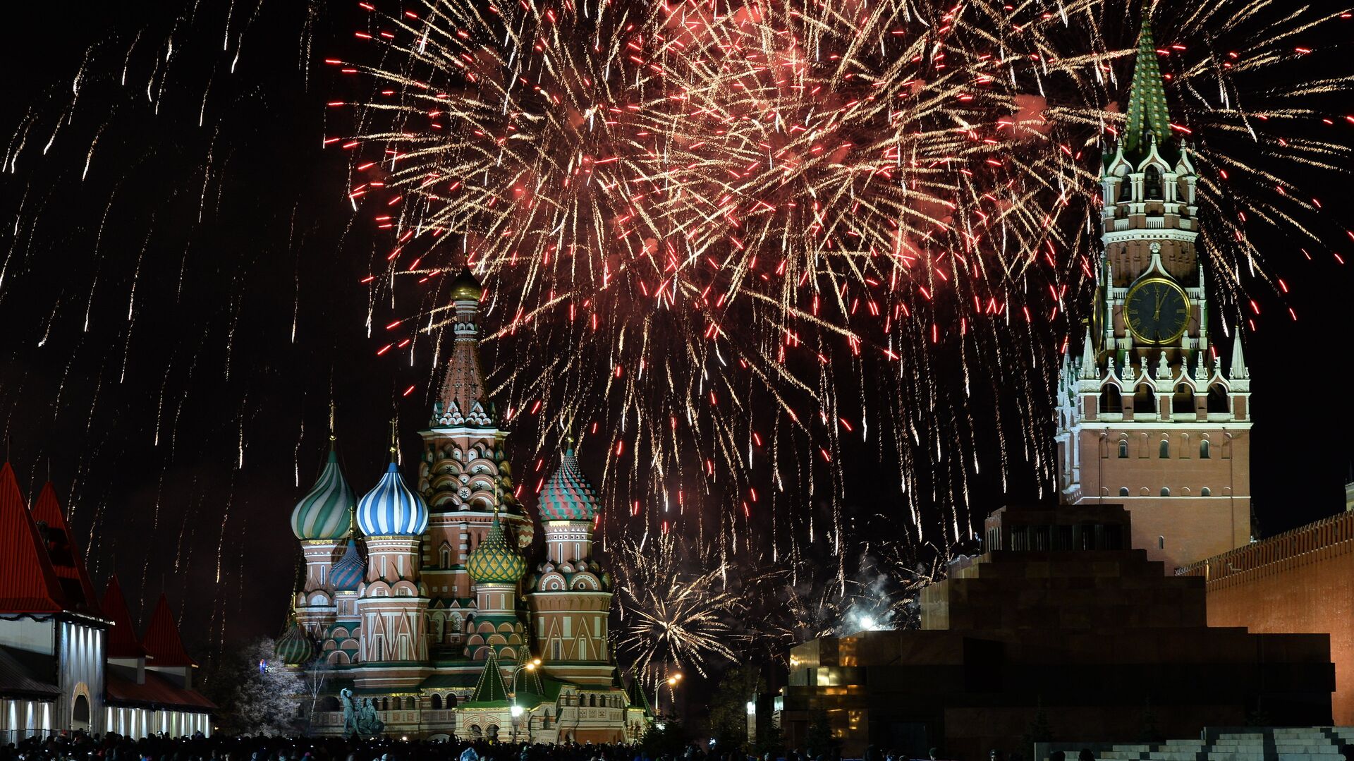 Празднование Нового года на Красной площади - РИА Новости, 1920, 21.12.2021