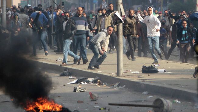 Столкновения сторонников и противников экс-президента Мурси в Египте. Архивное фото
