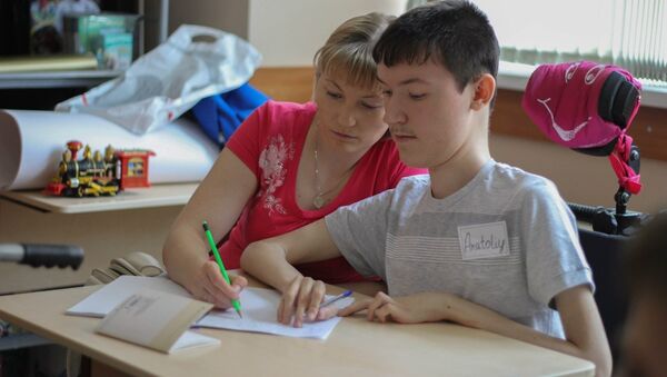 Школа английского языка для инвалидов в Томске. Архивное фото