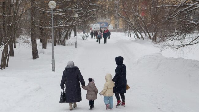 Зимний отдых томичей, фото из архива