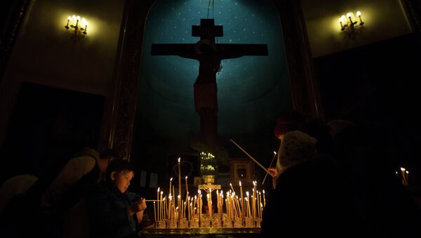 Православный крест, архивное фото
