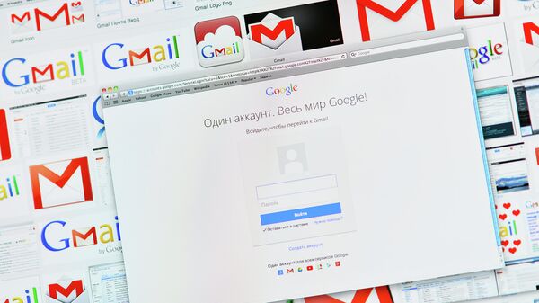 Сайт почтового сервиса Gmail