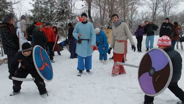 Праздник Славянская зима в Самаре, архивное фото