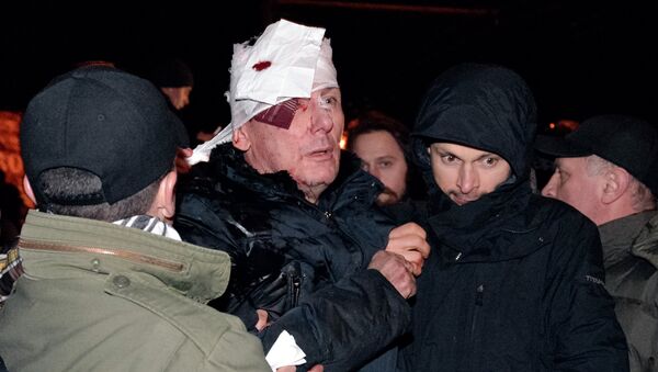 Бывший глава МВД Украины Юрий Луценко избит в Киеве. архивное фото
