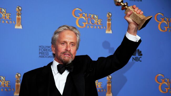 Актер Майкл Дуглас на церемонии Золотой глобус-2014 Актер Майкл Дуглас на церемонии Золотой глобус-2014