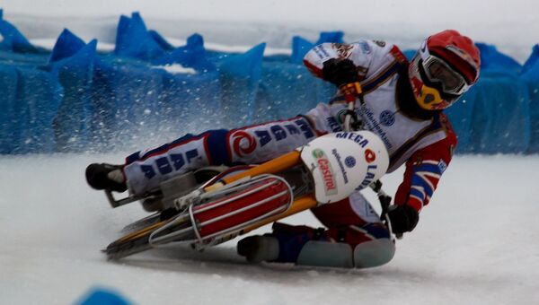 Тольяттинец Даниил Иванов одержал победу в личном чемпионате России по мотогонкам на льду, архивное фото