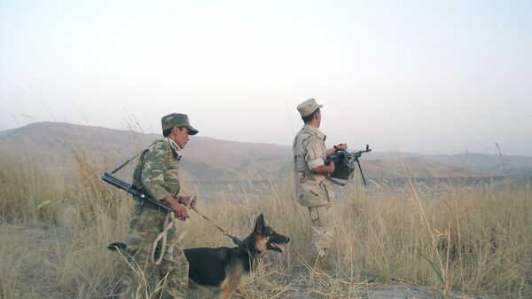 Таджикские пограничники. Архивное фото