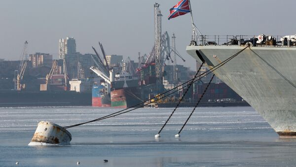 Корабль во Владивостоке. Архивное фото