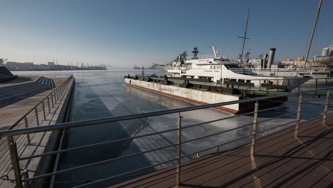 Мороз во Владивостоке, архивное фото