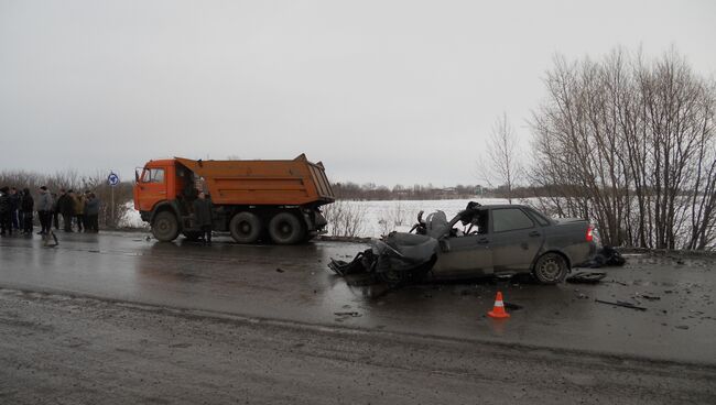 ДТП в Волжском районе Самарской области, фото с места события