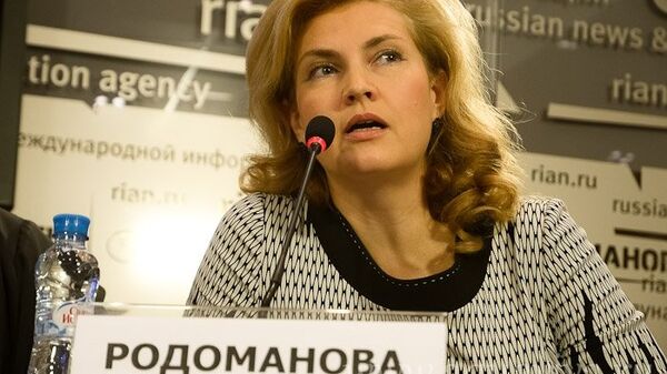 Руководитель пресс-центра Оргкомитета принесения Даров волхвов в Петербурге Наталья Родоманова