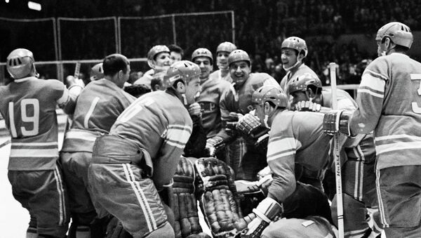 Хоккеисты сборной СССР. Архивное фото