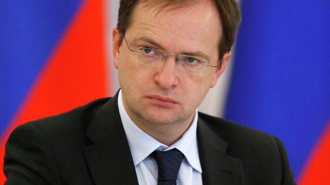 Министр культуры РФ Владимир Мединский, архивное фото Министр культуры РФ Владимир Мединский, архивное фото