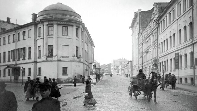 Поварская улица. Экспонат выставки Москва Готье-Дюфайе в Музее Москвы