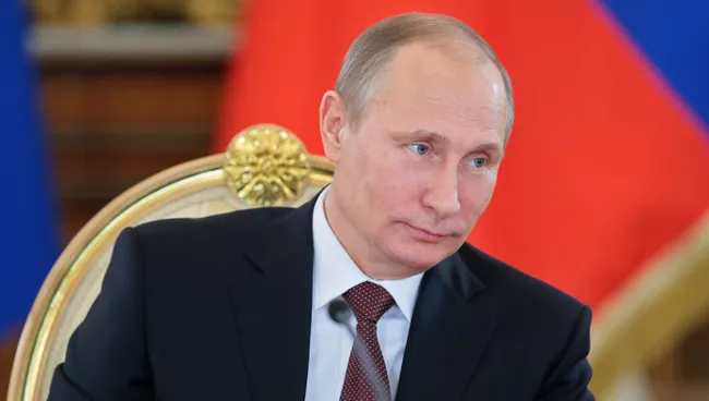 Президент России Владимир Путин. Архивное фото