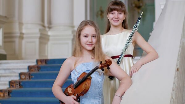 Участницы фестиваля Новогодний дивертисмент юных музыкантов Санкт-Петербурга, архивное фото