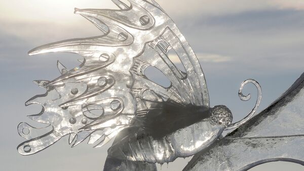 Открытый фестиваль-конкурс снежно-ледовых скульптур. Архивное фото