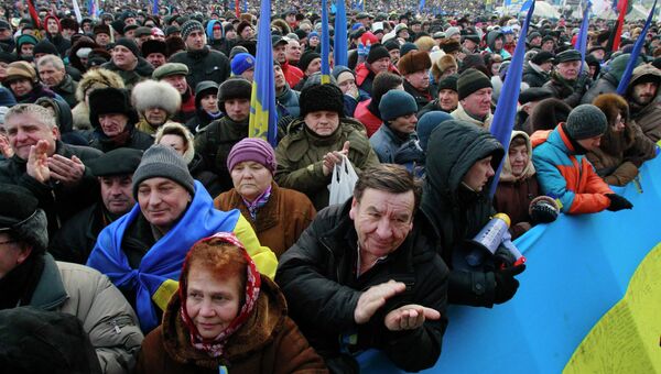 Народное вече в Киеве. Фото с места события