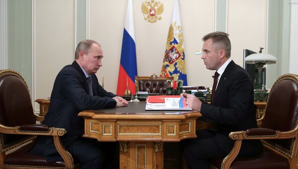 В.Путин провел встречу с П.Астаховым в Ново-Огарево
