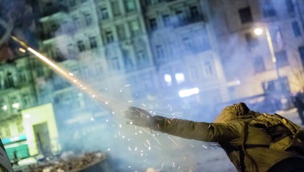 Массовые беспорядки в Киеве. Фото с места событий