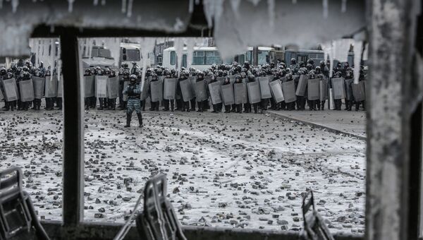 Беспорядки в Киеве. Архивное фото