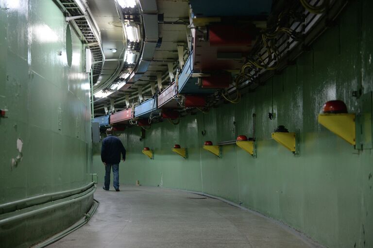 Тоннель накопительного кольца коллайдера ВЭПП-4М