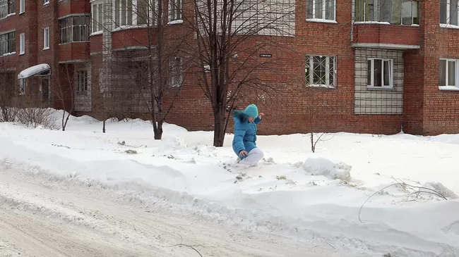 Новосибирск под снегом