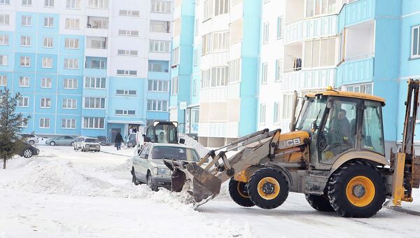 Новосибирск под снегом, фото из архива