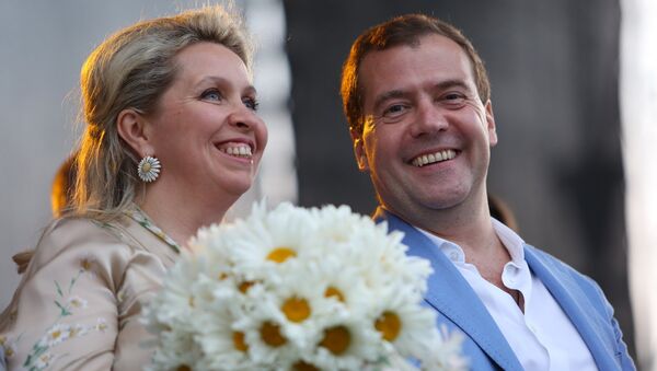 Дмитрий Медведев с супругой Светланой, архивное фото