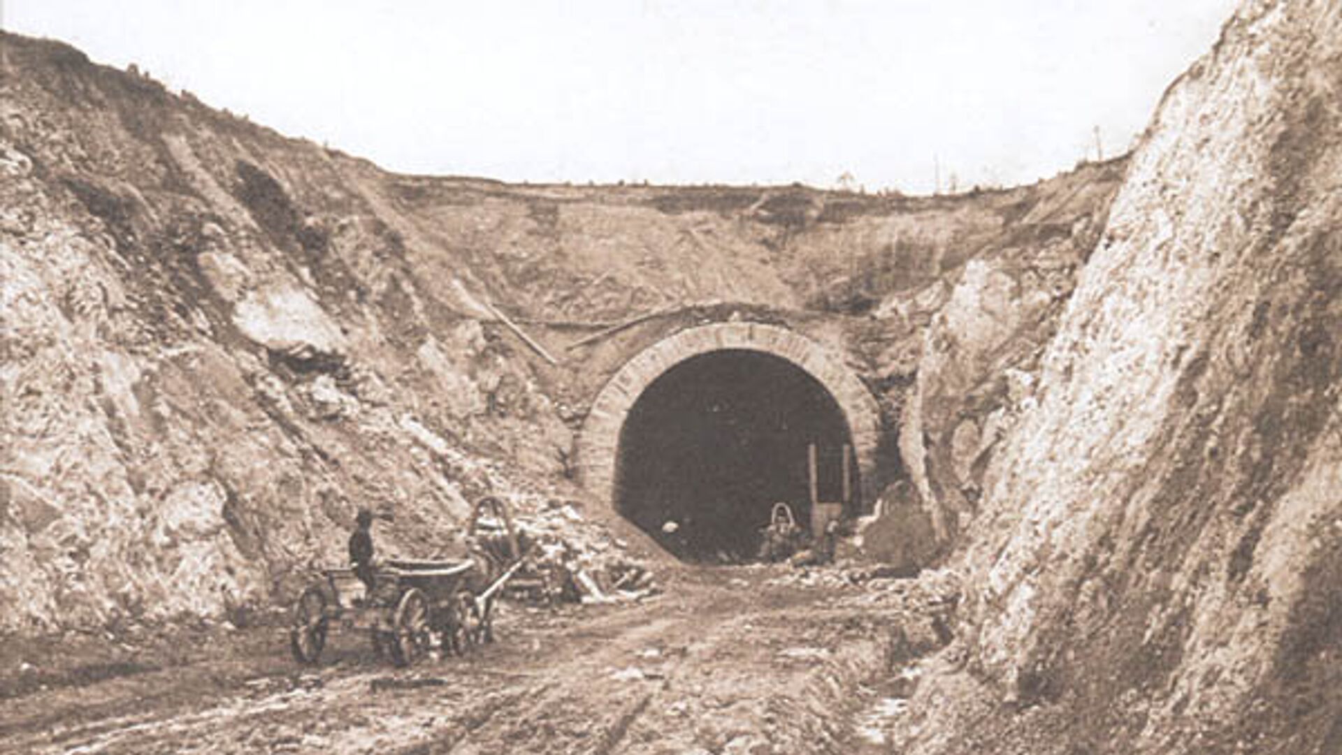 Керакский железнодорожный тоннель в Амурской области, начало строительства - РИА Новости, 1920, 18.09.2023