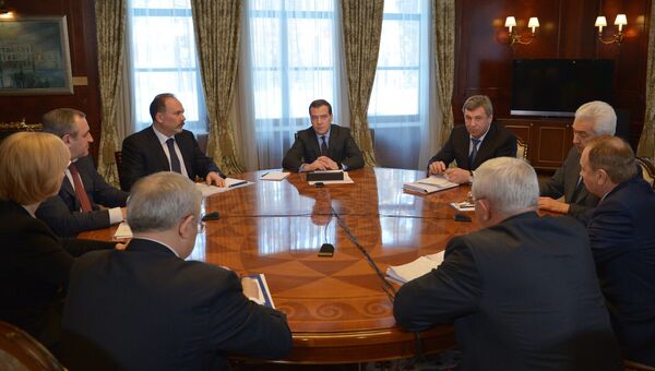Встреча Д.Медведева с представителями политической партии Единая Россия