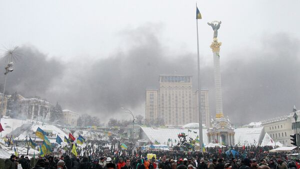 Народное вече в Киеве 22 января 2014 года. Архивное фото