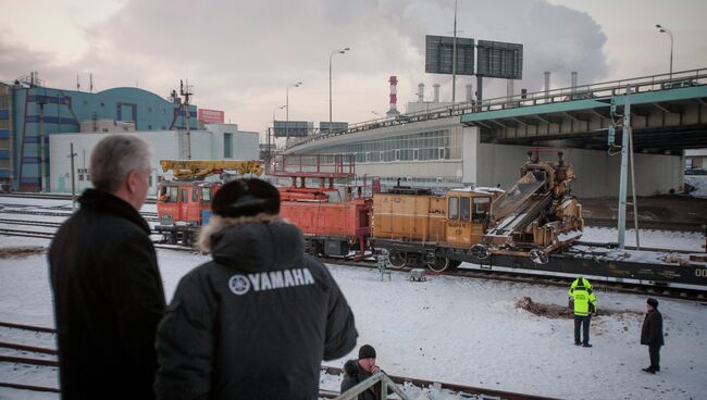 С.Собянин посетил место аварии на Замоскворецкой линии метро