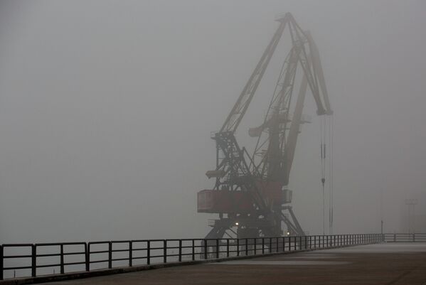 Январский туман во Владивостоке